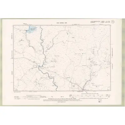 1894 Map of Kirkcudbrightshire Sheet XV.SW, 1896 Print