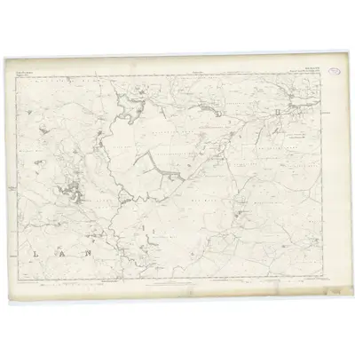 1850 Map of Kirkcudbrightshire, Sheet XVII, 1854 Print