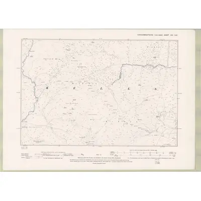 1894 Map of Kirkcudbrightshire Sheet XVII.SE, 1896 Print