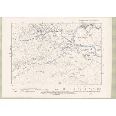 1894 Map of Kirkcudbrightshire Sheet XVIII.SW, 1895 Print