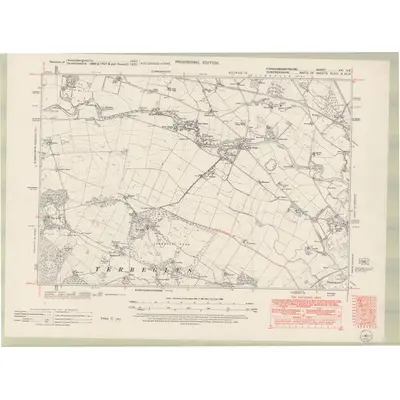 1946 Map of Kirkcudbrightshire Sheet XXI.SE, 1952 Print