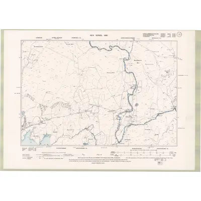 1893 Map of Kirkcudbrightshire Sheet XXIII.NW, 1896 Print