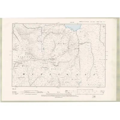 1894 Map of Kirkcudbrightshire Sheet XXIV.NE, 1896 Print