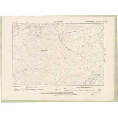 1907 Map of Kirkcudbrightshire Sheet XXIV.NW, 1909 Print