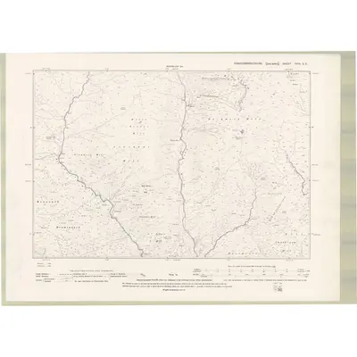 1894 Map of Kirkcudbrightshire Sheet XXIV.SE, 1896 Print