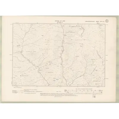 1907 Map of Kirkcudbrightshire Sheet XXIV.SE, 1909 Print