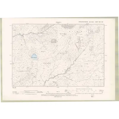 1894 Map of Kirkcudbrightshire Sheet XXIV.SW, 1896 Print
