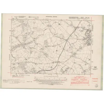 1946 Map of Kirkcudbrightshire Sheet XXIX.NE, 1951 Print
