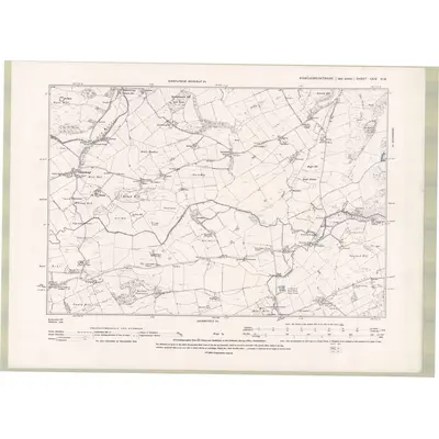 1893 Map of Kirkcudbrightshire Sheet XXIX.NW, 1895 Print