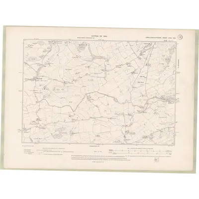 1907 Map of Kirkcudbrightshire Sheet XXIX.NW, 1910 Print