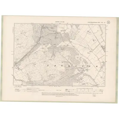 1907 Map of Kirkcudbrightshire Sheet XXIX.SE, 1910 Print