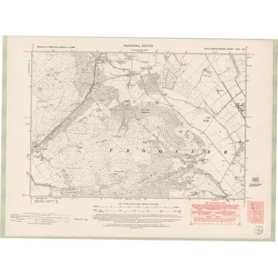 1946 Map of Kirkcudbrightshire Sheet XXIX.SE, 1951 Print