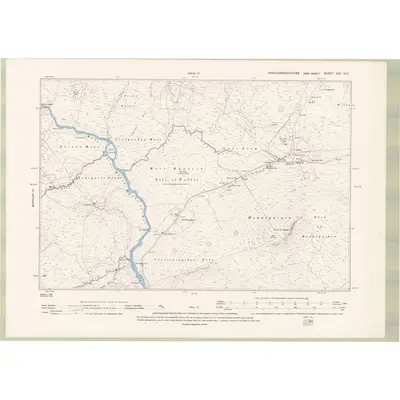1894 Map of Kirkcudbrightshire Sheet XXV.NE, 1896 Print