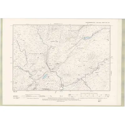 1894 Map of Kirkcudbrightshire Sheet XXV.SW, 1896 Print