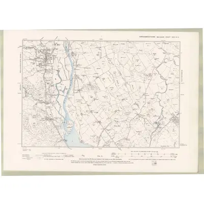 1894 Map of Kirkcudbrightshire Sheet XXVI.NE, 1895 Print