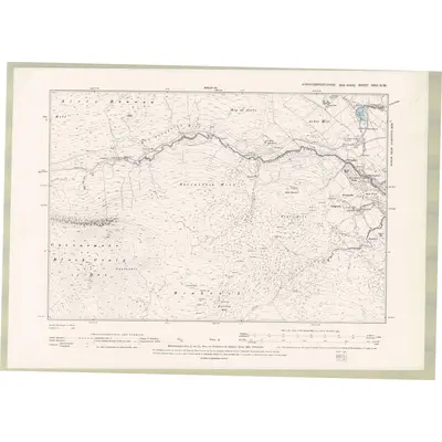 1894 Map of Kirkcudbrightshire Sheet XXVI.NW, 1896 Print