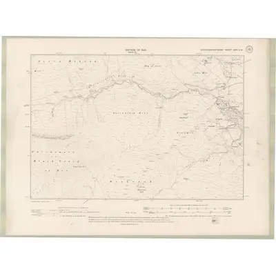 1907 Map of Kirkcudbrightshire Sheet XXVI.NW, 1910 Print