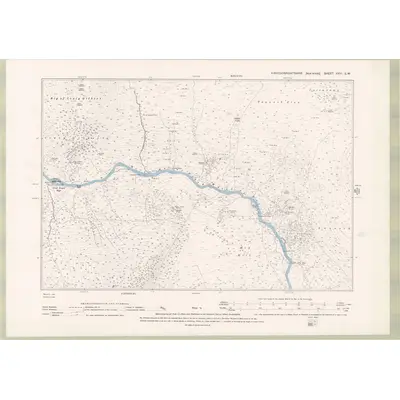 1894 Map of Kirkcudbrightshire Sheet XXVI.SW, 1896 Print