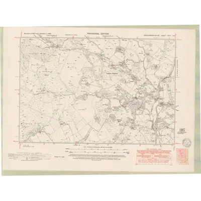 1946 Map of Kirkcudbrightshire Sheet XXVII.NE, 1951 Print