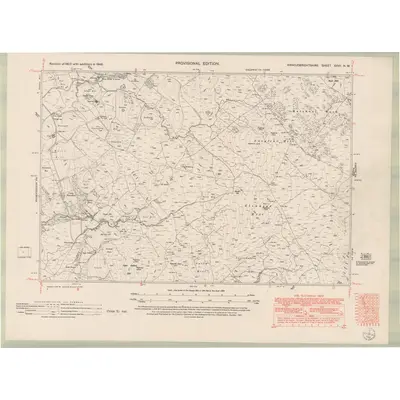 1946 Map of Kirkcudbrightshire Sheet XXVII.NW, 1951 Print
