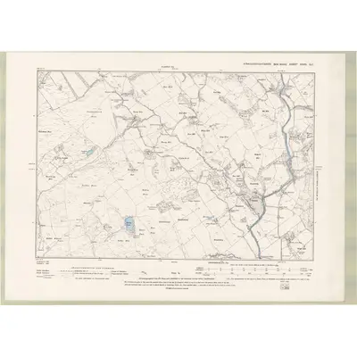 1894 Map of Kirkcudbrightshire Sheet XXVII.SE, 1895 Print