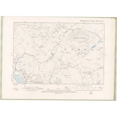 1893 Map of Kirkcudbrightshire Sheet XXVII.SW, 1895 Print