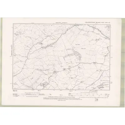 1893 Map of Kirkcudbrightshire Sheet XXVIII.NE, 1895 Print