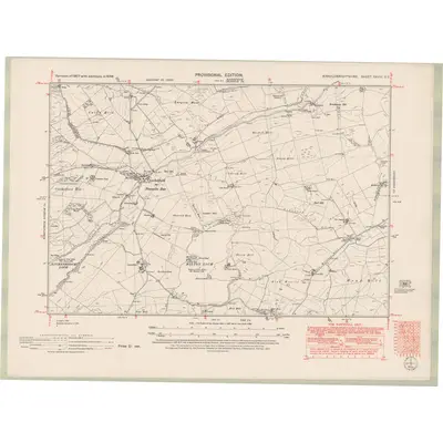 1946 Map of Kirkcudbrightshire Sheet XXVIII.SE, 1951 Print