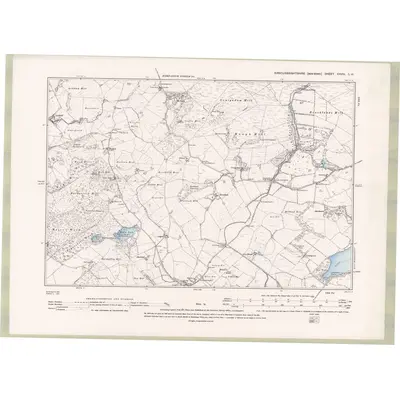 1893 Map of Kirkcudbrightshire Sheet XXVIII.SW, 1895 Print