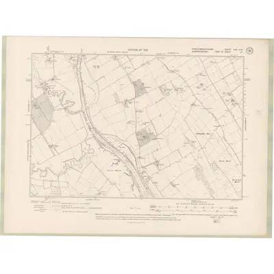 1907 Map of Kirkcudbrightshire Sheet XXX.SW, 1910 Print