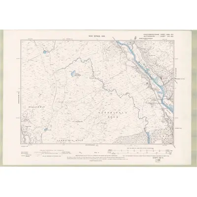 1894 Map of Kirkcudbrightshire Sheet XXXI.NE, 1896 Print