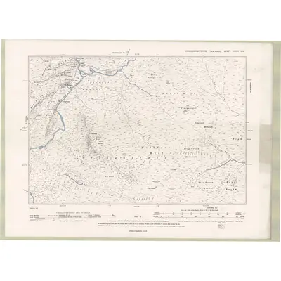 1894 Map of Kirkcudbrightshire Sheet XXXIII.NW, 1896 Print