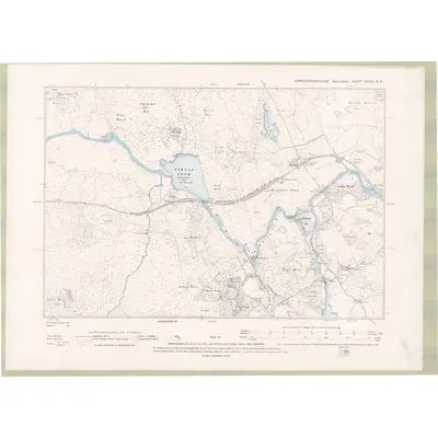 1894 Map of Kirkcudbrightshire Sheet XXXIV.NE, 1896 Print
