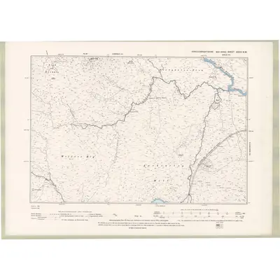 1894 Map of Kirkcudbrightshire Sheet XXXIV.NW, 1896 Print