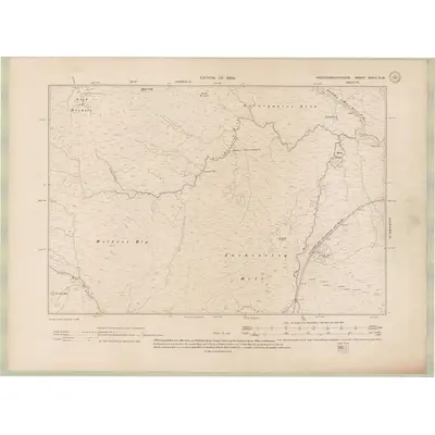 1907 Map of Kirkcudbrightshire Sheet XXXIV.NW, 1909 Print