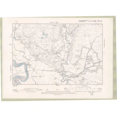 1894 Map of Kirkcudbrightshire Sheet XXXIX.NE, 1896 Print