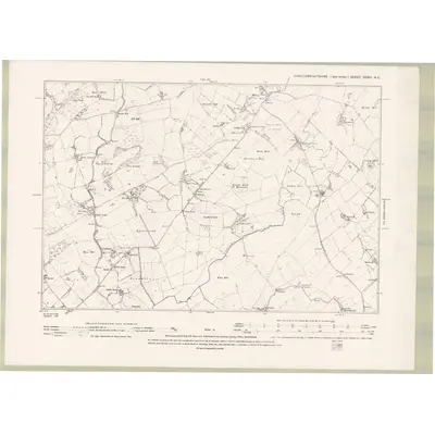 1894 Map of Kirkcudbrightshire Sheet XXXVI.NE, 1895 Print