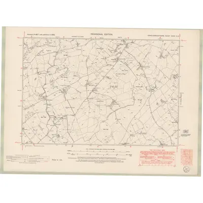 1946 Map of Kirkcudbrightshire Sheet XXXVI.NE, 1951 Print