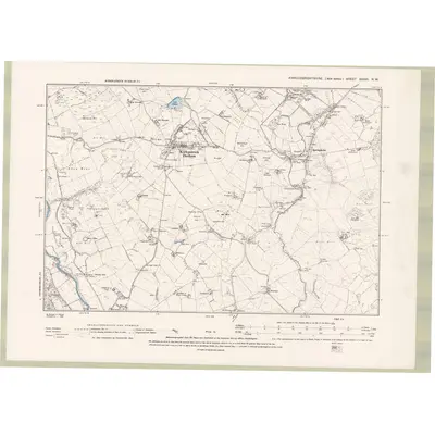 1894 Map of Kirkcudbrightshire Sheet XXXVI.NW, 1895 Print