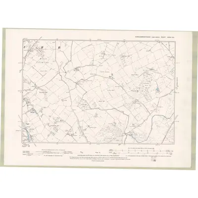 1893 Map of Kirkcudbrightshire Sheet XXXVI.SE, 1896 Print