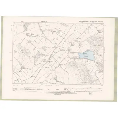 1893 Map of Kirkcudbrightshire Sheet XXXVII.NW, 1895 Print