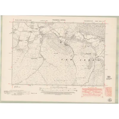 1946 Map of Kirkcudbrightshire Sheet XXXVII.SE, 1951 Print