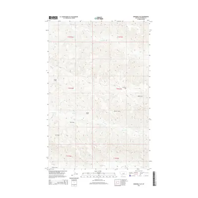 2014 Map of Kirkendal Flat, 2014 Print