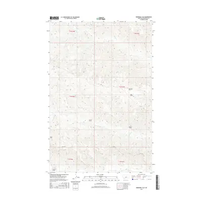 2017 Map of Kirkendal Flat, 2017 Print