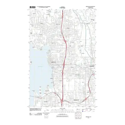 2011 Map of Kirkland, 2011 Print