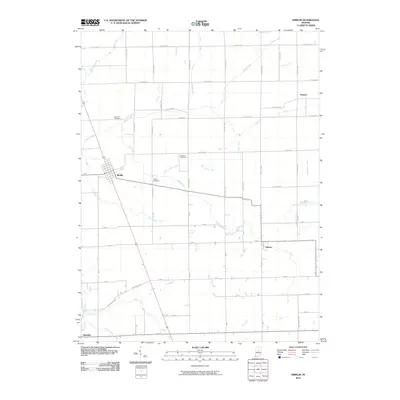 2010 Map of Kirklin, 2010 Print