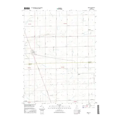 2016 Map of Kirklin, 2016 Print