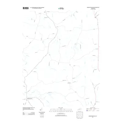 2013 Map of Kirkmansville, 2013 Print