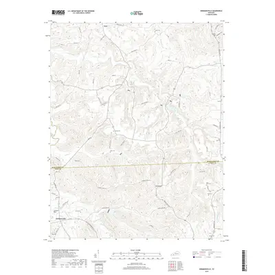 2019 Map of Kirkmansville, 2019 Print