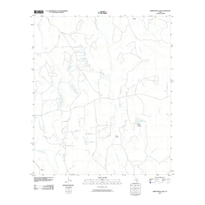 2010 Map of Kirkpatrick Lake, 2010 Print